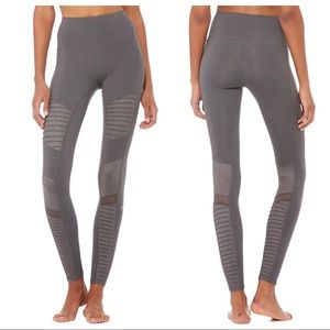 ALO YOGA | Dark Grey High Waist XXS Moto Legging